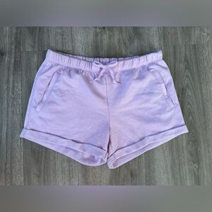 PINK Victorias Secret new with tags boyfriend shorts size large color purple